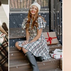 Ivy City Co Plaid Dress